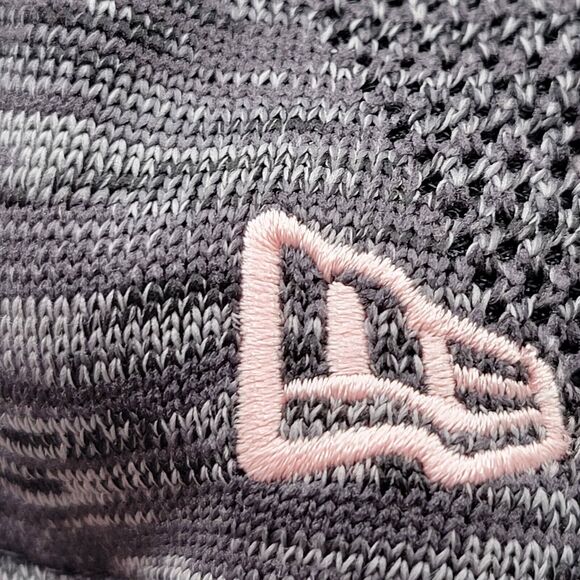 Miami Marlins New Era Womens 9FORTY Hat Strapback Adjustable Cap Gray Pink MLB - Picture 6 of 11